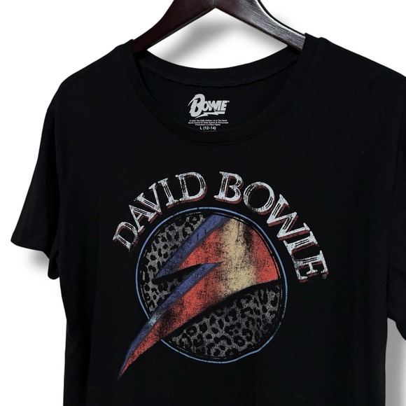 David Bowie Official Unisex Graphic T Shirt Black Size Large 22 x 27 - Picture 3 of 4